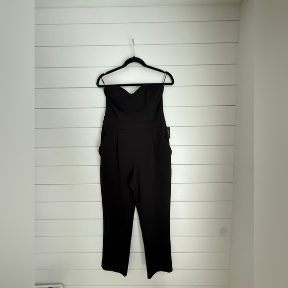 NWT-Express, Black Strapless~ Corset Jumpsuit, Size 8 - Picture 7 of 15